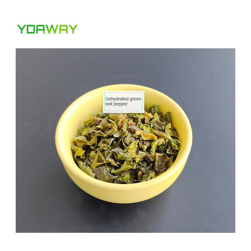 Pimiento verde deshidratado 