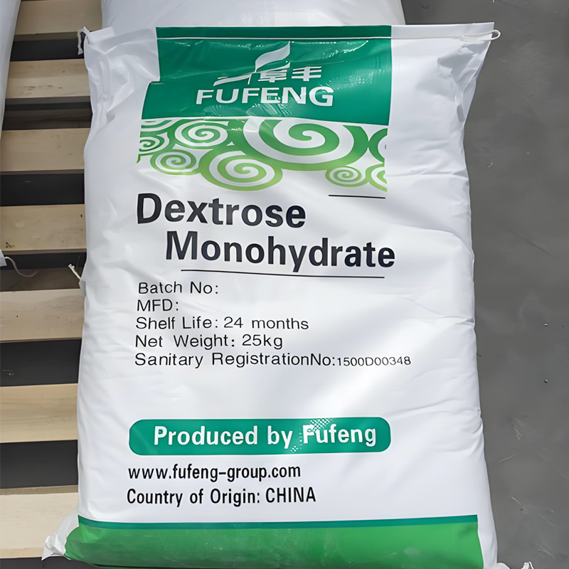 Edulcorante anhidro de la glucosa en polvo del sabor del bolso 25KG del monohidrato de la dextrosa de la glucosa de la categoría alimenticia