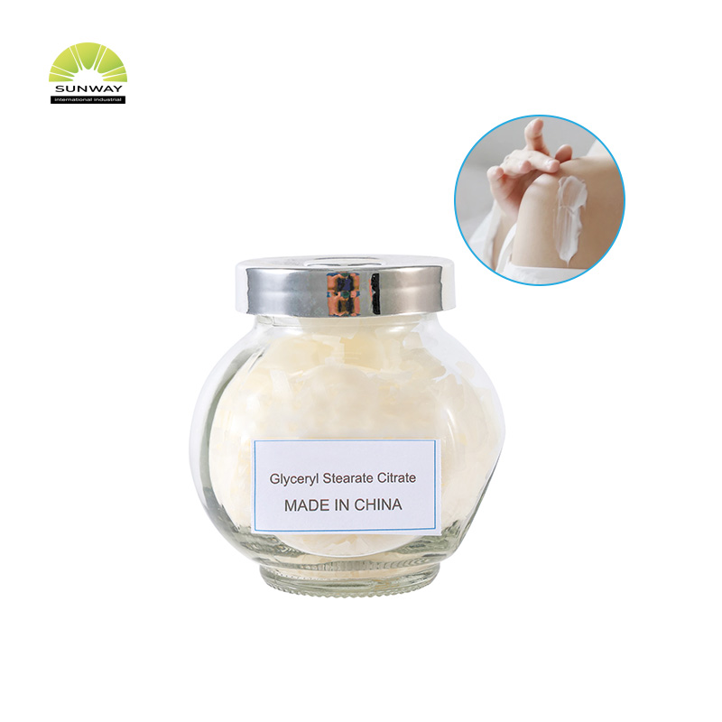 Emulsionante cosmético premium de grado 100% citrato de estearato de glicerilo CAS 55840-13-6 para maquillaje