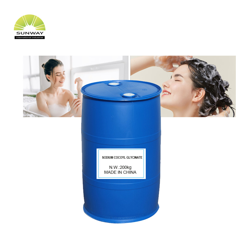 Materia prima cosmética tensioactiva: cocoil glicinato de sodio, CAS 90387-74-9