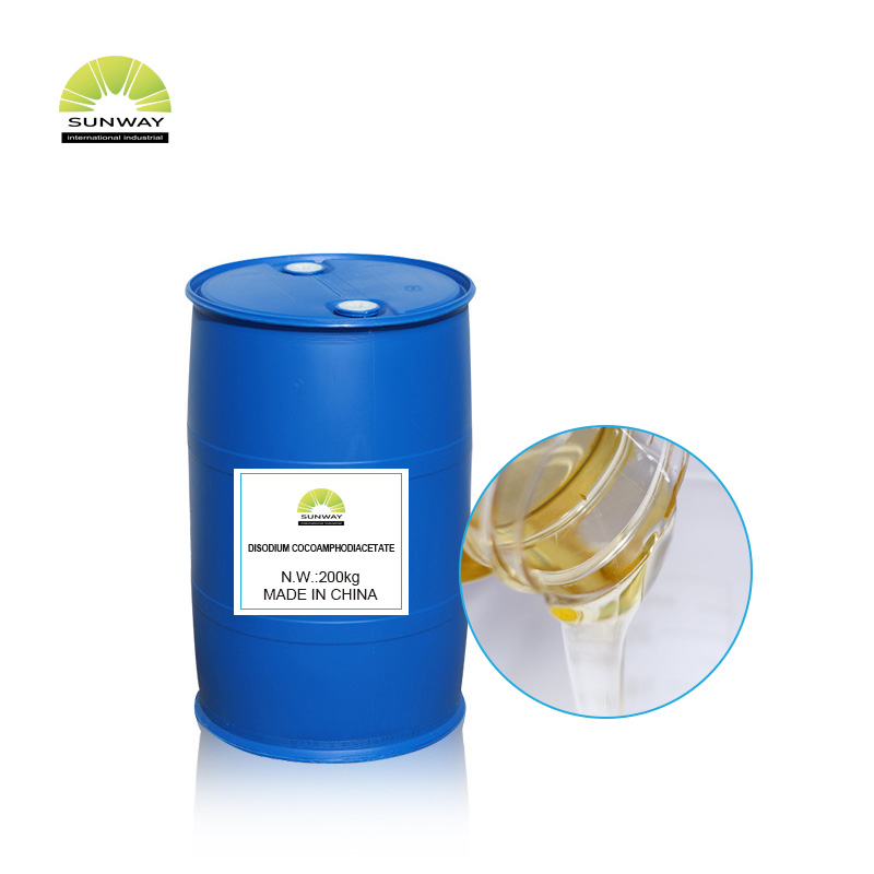 Tensioactivos de grado cosmético Daily Chemicals con 31 % de cocoanfodiacetato disódico, CAS 68650-39-5