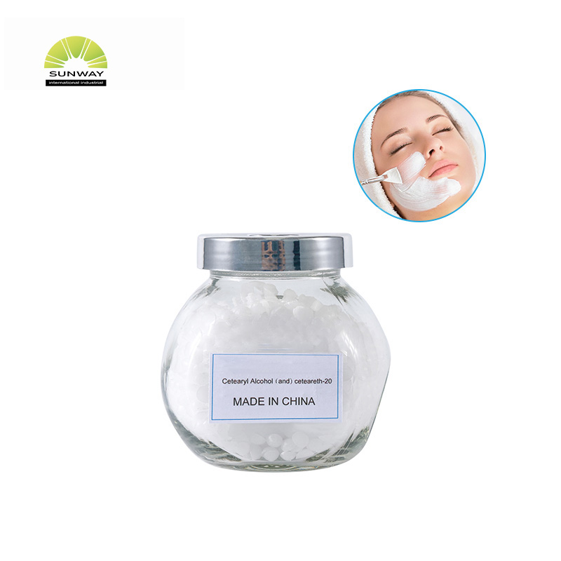 Fabricante chino suministra al por mayor emulsionante alcohol cetearílico (y) ceteareth-20
