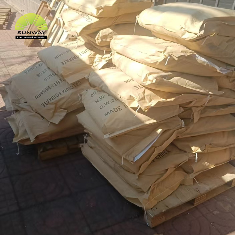 Formiato de calcio de grado industrial, formiato de calcio blanco, polvo cristalino, nanoformiato de calcio al mejor precio.