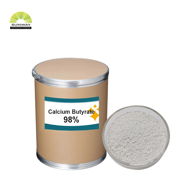Suministro de fábrica 98% 50% 90% Butirato de calcio Aditivo alimentario Ácido butírico Sal de calcio Cas 5743-36-2 Butirato de calcio