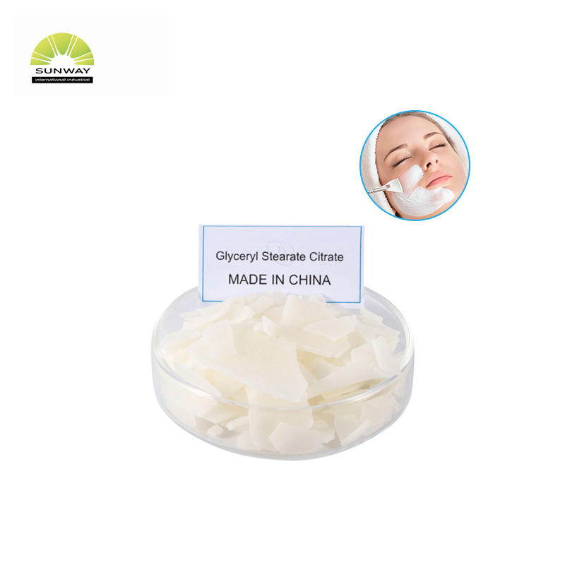 Emulsionante cosmético premium de grado 100% citrato de estearato de glicerilo CAS 55840-13-6 para maquillaje