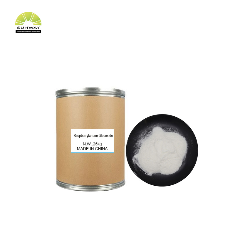 Materia prima cosmética: glucósido de cetona de frambuesa al 99,5 %, CAS 38963-94-9, para suero blanqueador.