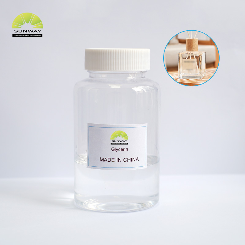 Humectante de poliol de alta calidad industrial con 99,7 % de glicerina para productos de cuidado personal.