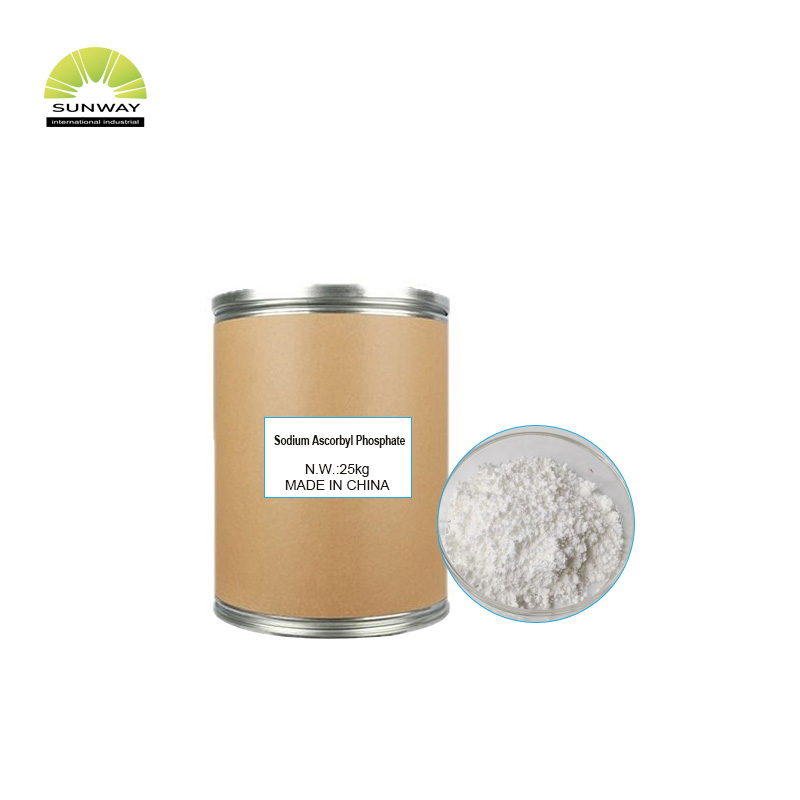 Savia antienvejecimiento, materia prima cosmética, fosfato de ascorbilo sódico, CAS 66170-10-3, con 99 % de pureza, a precio de mayoreo.