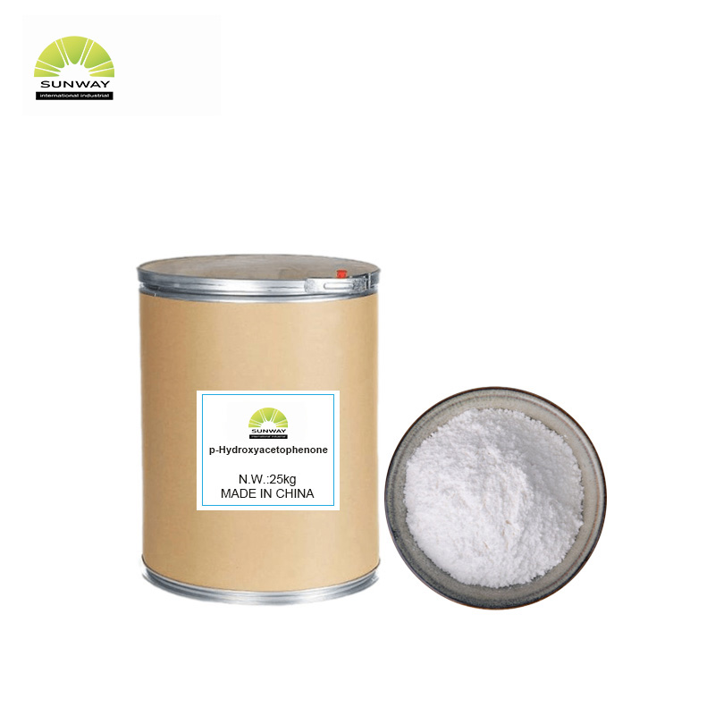 Hidroxiacetofenona, polvo cristalino blanquecino, conservante de grado cosmético con 99 % de pureza para detergente de ropa.