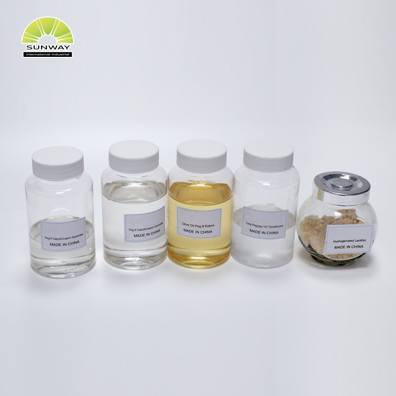 Aceite de oliva hidrofílico de grado cosmético con ésteres PEG-8 para el cuidado de la piel