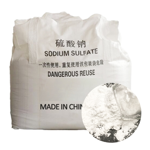 Sulfato de sodio cristalino Anhidro Na2SO4 polvo cristalino incoloro en pureza a granel 99% comprar del fabricante
