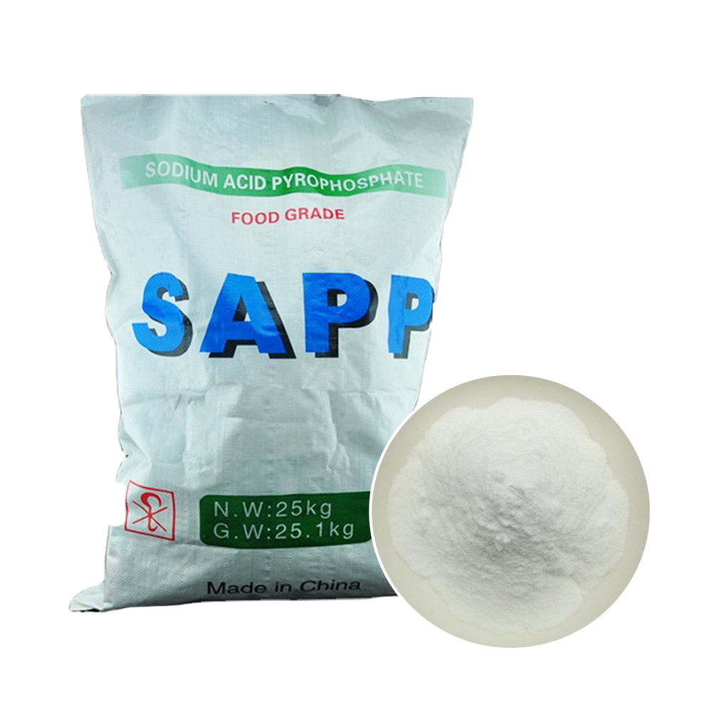 Materia prima de alta calidad, aditivo alimentario de grado alimenticio 28 40, polvo blanco de pirofosfato de ácido de sodio sapp a granel, precio usp para hornear