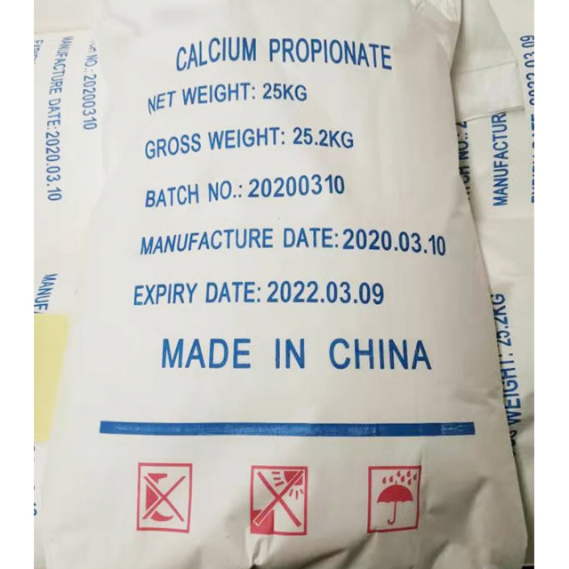  Polvo de propionato de calcio conservante CAS 4075-81-4 grado alimenticio para corteza 
