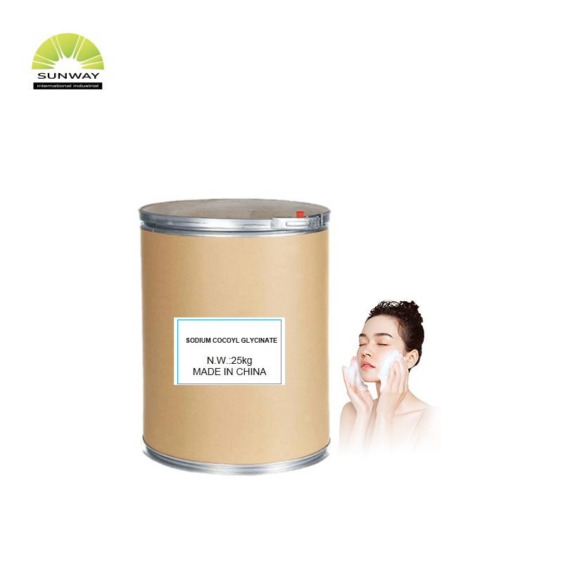 Materia prima cosmética tensioactiva: cocoil glicinato de sodio, CAS 90387-74-9