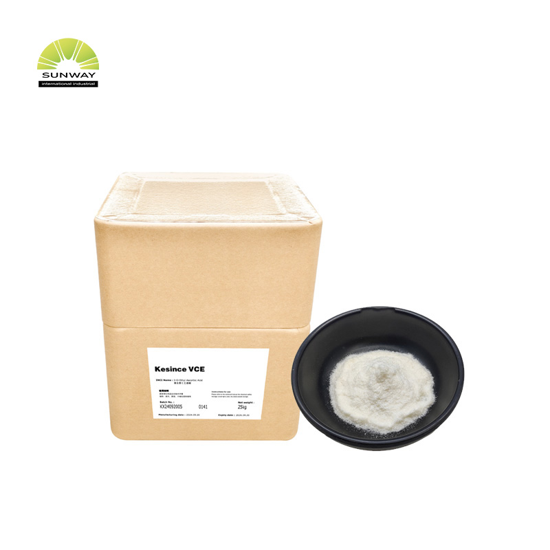 Materias primas cosméticas para aclarar la piel, polvo de ácido 3-O-etil ascórbico Vce al 99,98 % para productos blanqueadores.