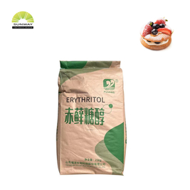 Edulcorante de calidad alimentaria, eritritol en polvo, 25 kg, envasado en bolsa, en stock