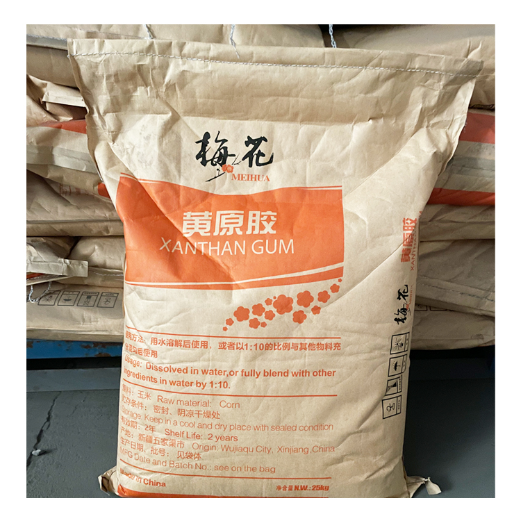 Lotus covalente orgánico E415 Xanthan Gum espesante precio en polvo en alimentos en gelatina para hornear